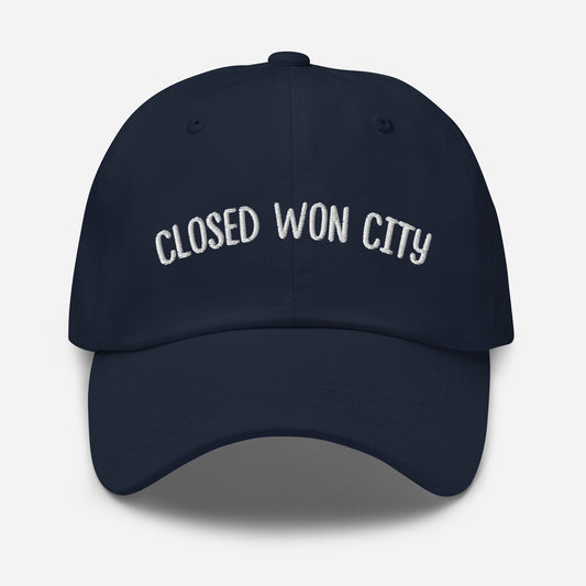 Closed Won City Dad hat